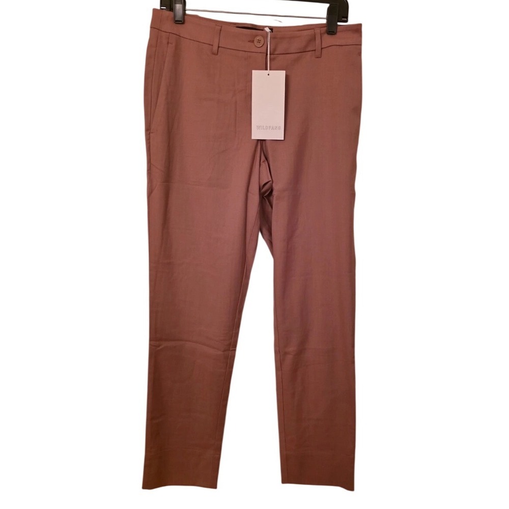 Wildfang The Empower Trouser Rose Brown Straight Leg Pants Womens 16